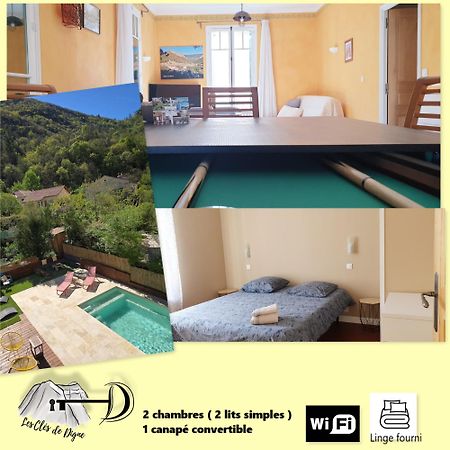 Spacieux T3 Avec Piscine Digne-les-Bains Esterno foto